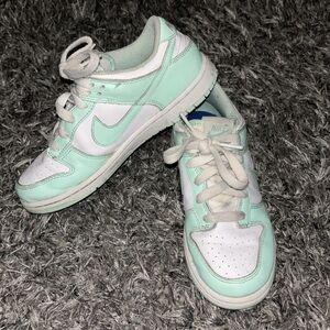 Mint Girls Nike Dunk